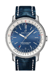 Breitling Navitimer 1 38Mm Blue Croc Tang A17325211 C1P1 Watch